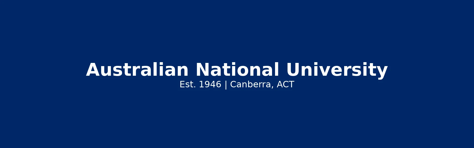 Australian National University