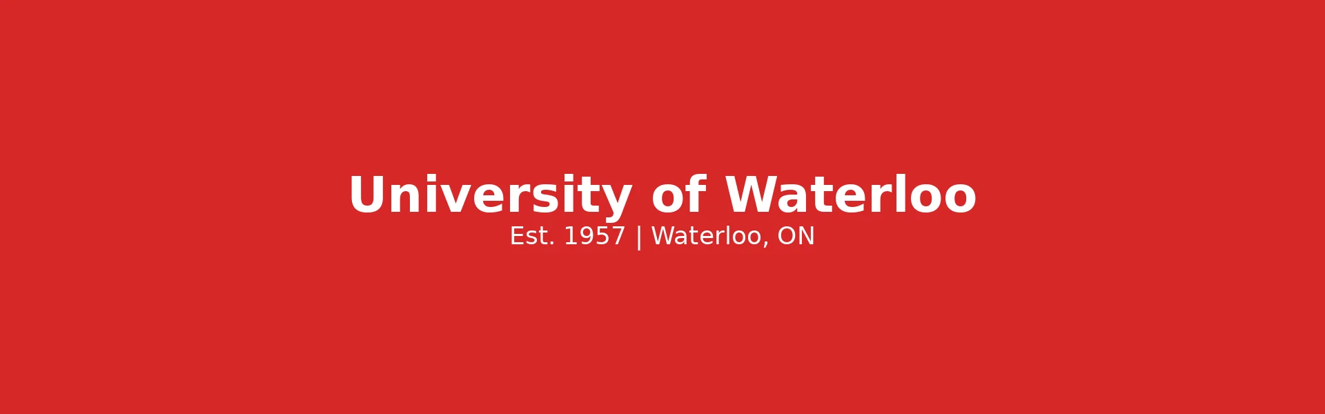 University of Waterloo